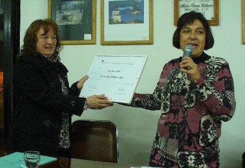 Graciela Gallo fue declarada ciudadana ilustre por el HCD